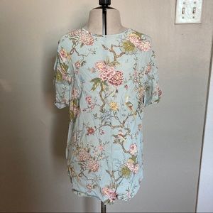H&M Pastel Floral Blouse